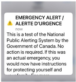 Alert Ready Test | Making Canada’s Emergency Alert System Ready | PEASI