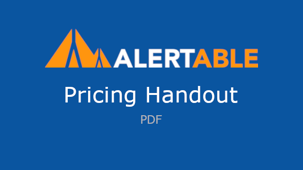 Alertable handout pricing 