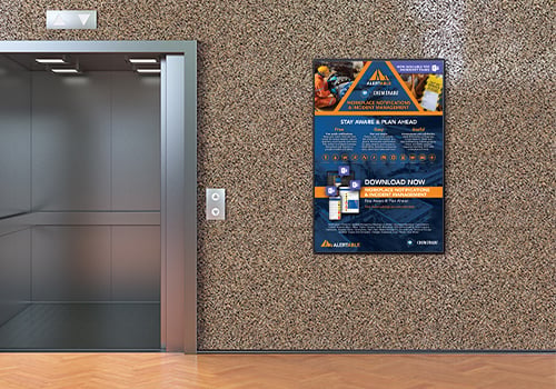 FREE image assets to promote Alertable in your workplace: posters