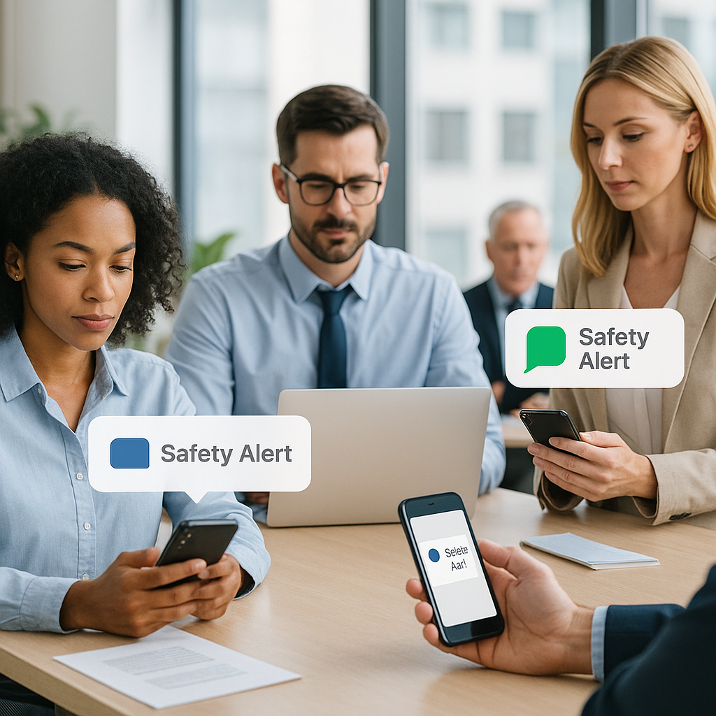 Employee Notification System Office Image 